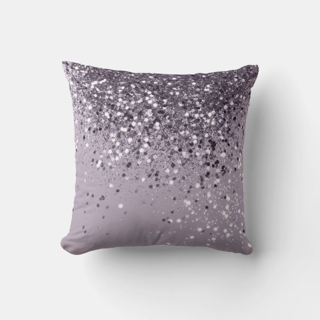 Almofada Lavanda cintilante Lady Glitter #2 #shiny #decor (Frente)