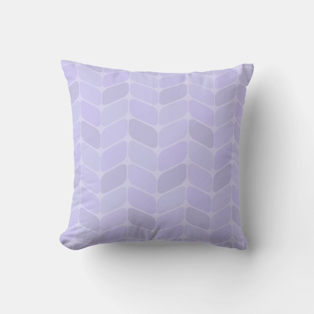 Almofada Lavanda de retângulos de diagnóstico de safra (Frente)
