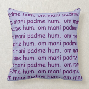Almofada Lavanda do zumbido do OM Mani Padme