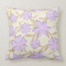 Lavanda e padrão Dourado do ventilador