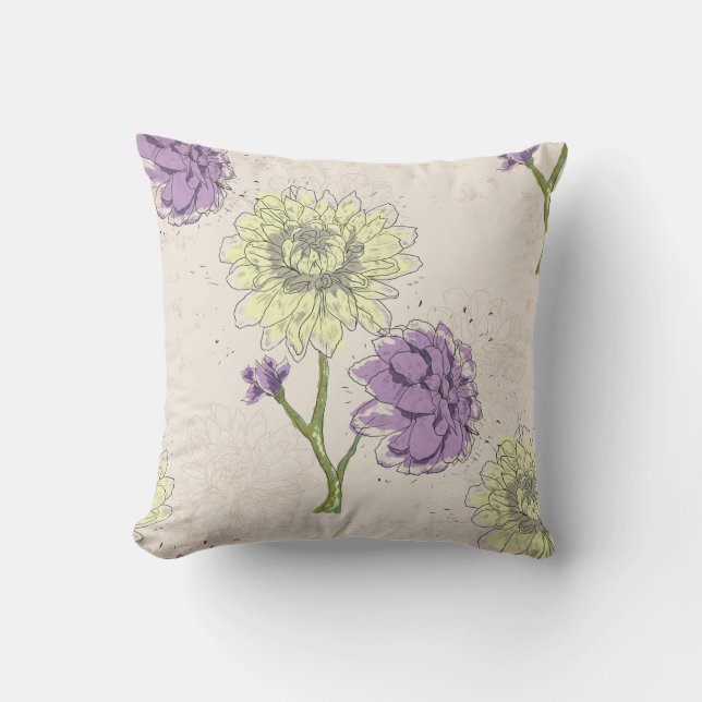 Almofada Lavanda e Travesseiro decorativo de Brilhos Branco (Frente)