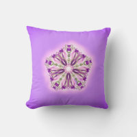 Lavanda roxa do *~* & mandala cor-de-rosa da fita