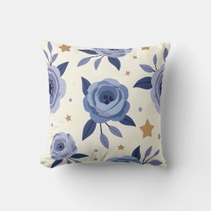 Almofada Lavanda suave e Design Travesseiro decorativo azul