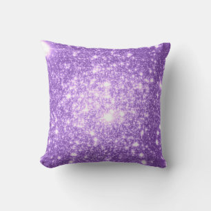 Almofada Lavanda Travesseiro de Estrelas Roxas
