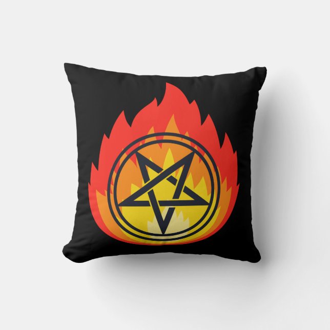 Almofada Le pentagrame ardant  (Frente)