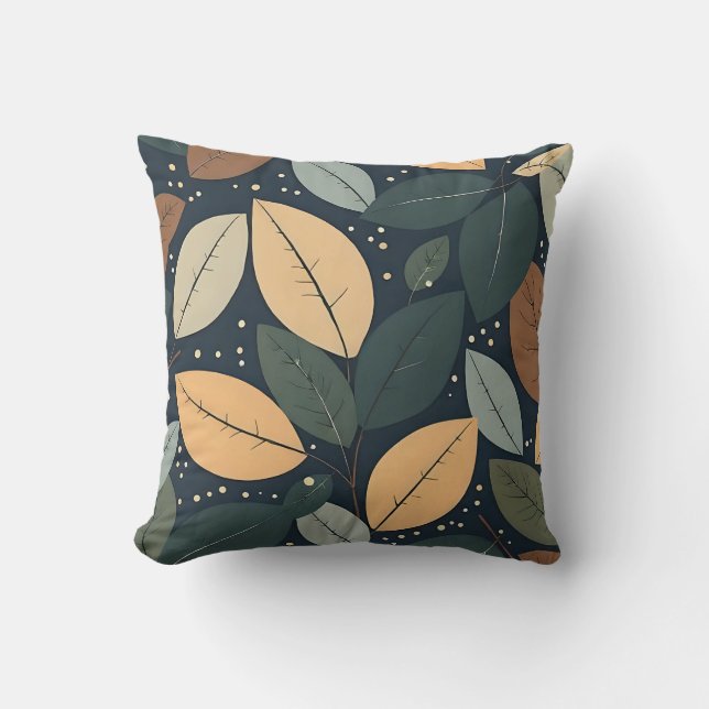 Almofada Leaf print cushion (Frente)