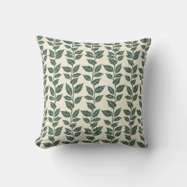 Almofada Leaf Silhouettes Pattern – Elegant Botanical 