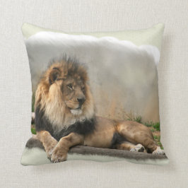 Almofada Leão Amante Rei da Selva