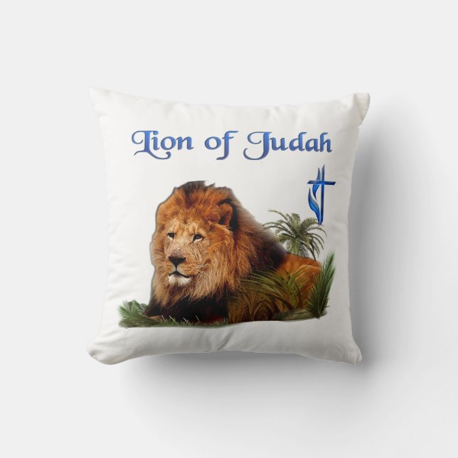 Almofada Leão da mercadoria Judah (Frente)