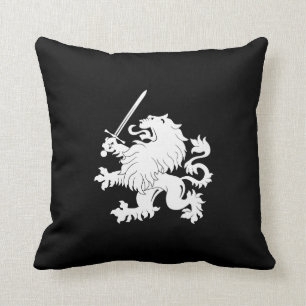 Almofada Leão desenfreado com o travesseiro decorativo da