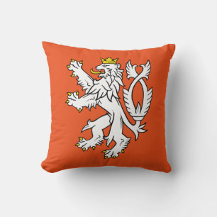 Almofada Leão Heraldry * escolha a cor de fundo
