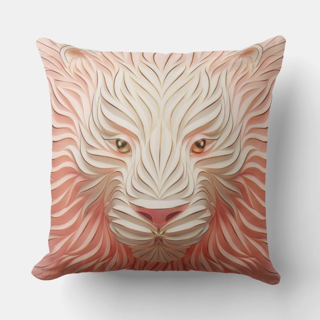 Almofada Leão moderno (Frente)