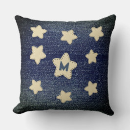 Almofada Legal aparência de Denim