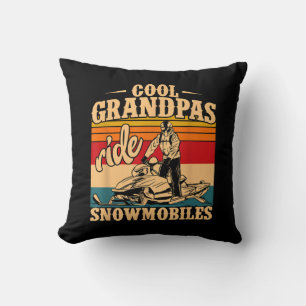 Almofada Legal Grandpas caminha Snowmobiles Snowmobile Snow