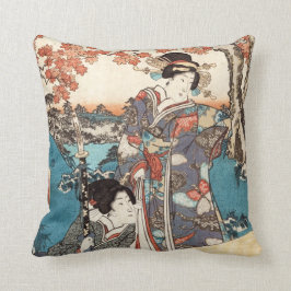 Almofada Legal pergaminho ukiyo-e geisha