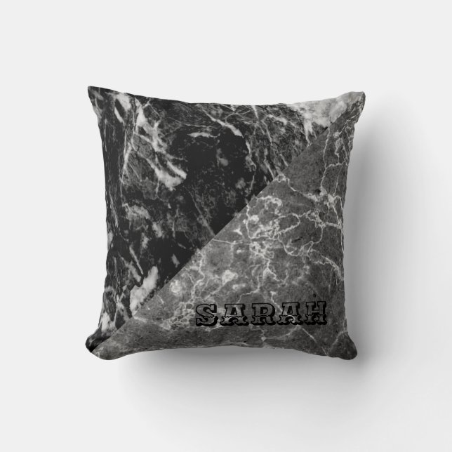Almofada Legal Trendy Black Marble (Frente)