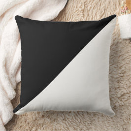 Almofada Legenda branca preta