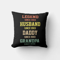 Legenda Retro Personalizada Avô Pai Marido