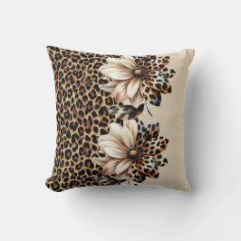 Almofada Leggin com Estampa de Leopardo Elegante e Detalhe