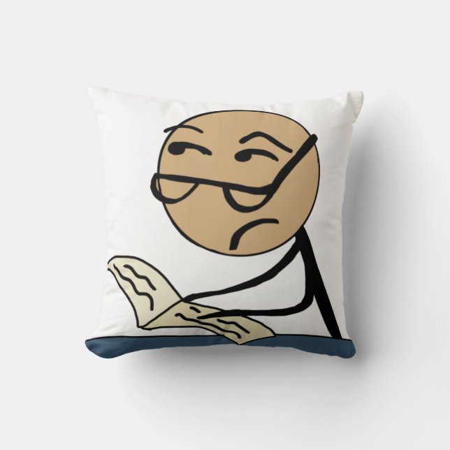 Almofada leitura e crítica (Frente)