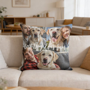 Almofada Lembrança de colagem de fotos personalizadas de ca