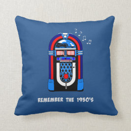 Almofada Lembrem-se dos anos 50, juke box