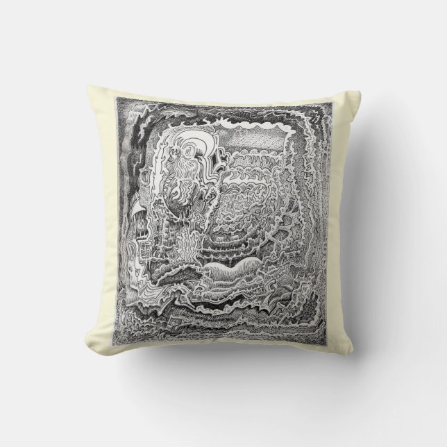 Almofada Lembrete do Cérebro Antigo (Frente)