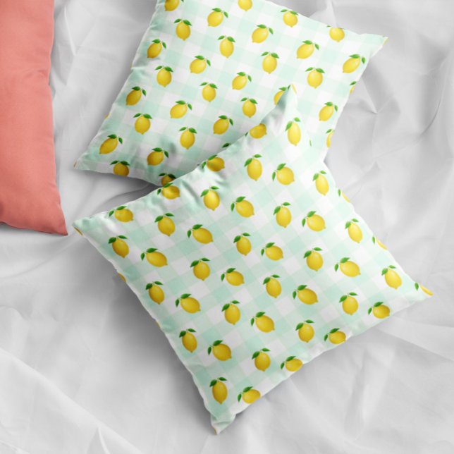Almofada Lemon Citrus Summer Birthday (Criador carregado)