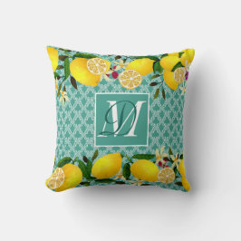 Almofada Lemon Days Motif Aqua