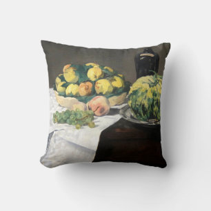 Almofada Lemon Peaches de Manet Impressionista