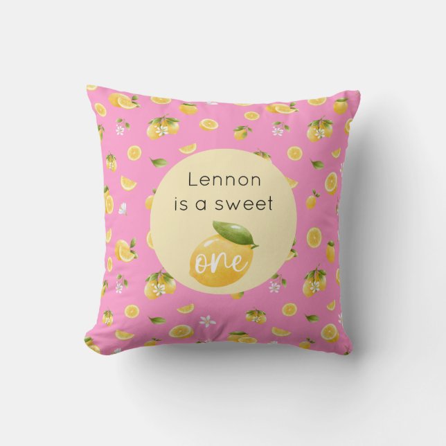 Almofada Lemon Sweet One primeiro aniversario (Frente)