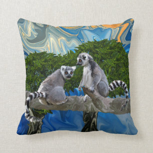 Almofada Lemur-ick brincalhão
