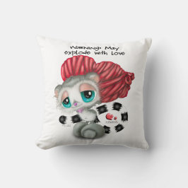 Almofada Lemur Surprise Love - Cozy Whisper Hand-Art