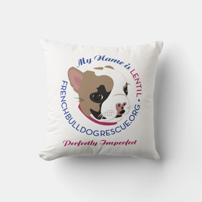 Almofada Lentilha, perfeitamente imperfeita (Frente)