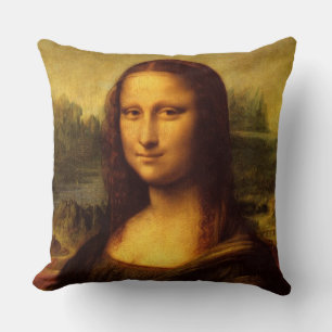Almofada Leonardo Da Vinci Mona Lisa Pintura De Arte Bela