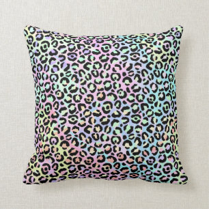 Almofada *~* Leopard Brilhante Ponto de Impressão Animal D