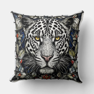 Almofada Leopardo de vitral