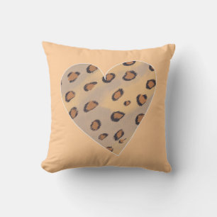 Almofada Leopardos do Coração, Travesseiros Personalizados