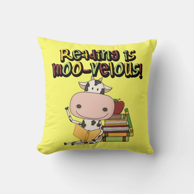 Almofada Ler é Moo-veloso (Frente)