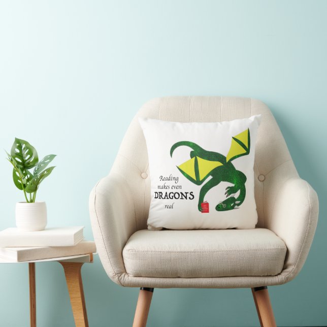 Almofada Ler torna os Dragões reais (Cadeira)