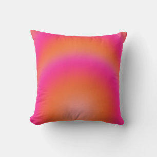Almofada Les Couleurs 03 Quente Rosa E Gradiente Laranja Au