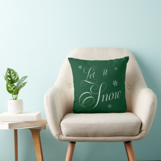 Almofada 'Let it Snow' Christmas Throw Pillow