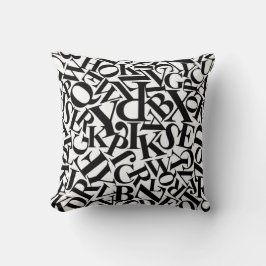 Almofada Letras alfabéticas