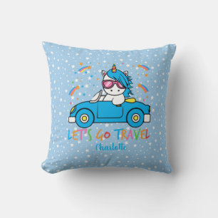 Almofada Lets personalizados Viagem Unicorn