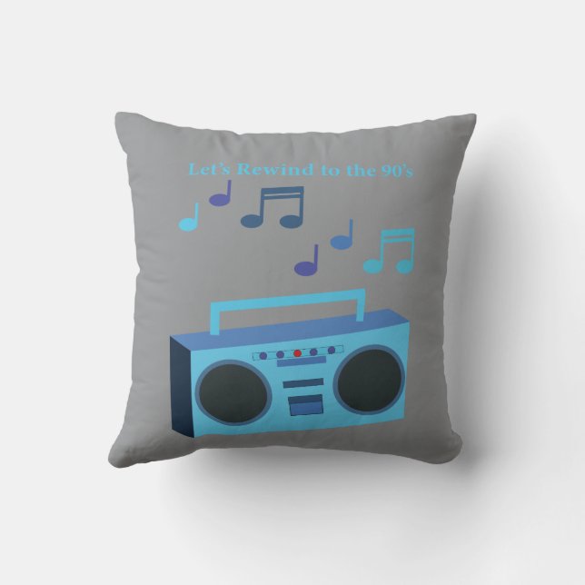 Almofada Let's rewind to the 90's (Verso)