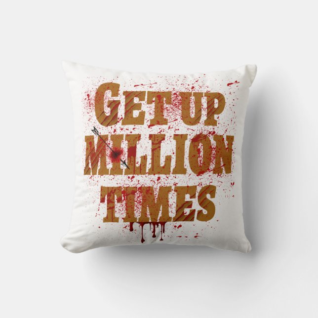 Almofada Levante Milhões de Vezes| Os melhores presentes in (Frente)
