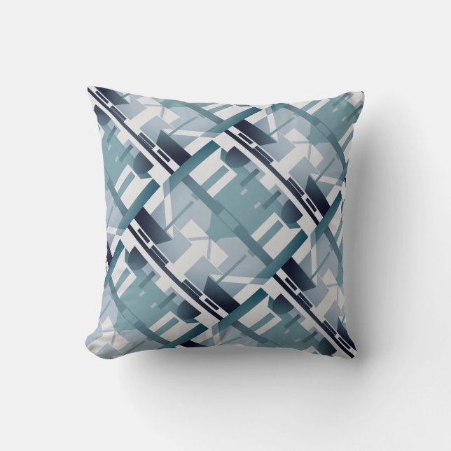 Almofada Leve e Chato Escuro no Motif Inclinado Escuro Esbr (Frente)