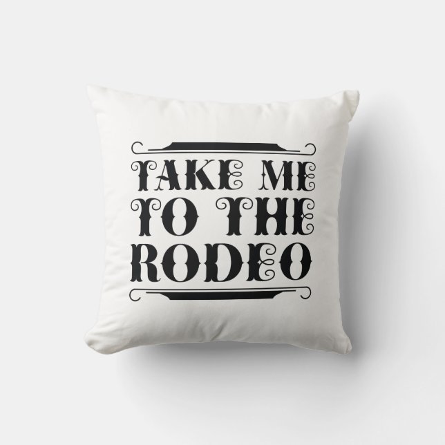 Almofada Leve-me ao Rodeio (Frente)