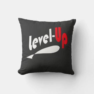 Almofada Level-Up Black throw pillow