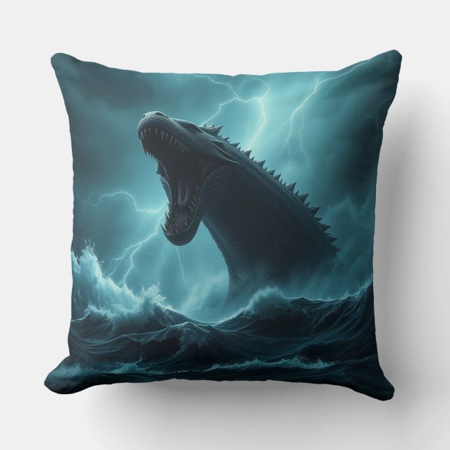 Almofada „Leviathan – Wächter der Tiefsee“   (Frente)